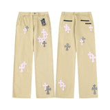 CHH Chrome Hearts Jeans Unisex Casual Loose Jeans