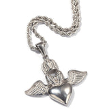 Jewelry Hip Hop Stainless Steel Pendant Necklace Punk Rock Rapper