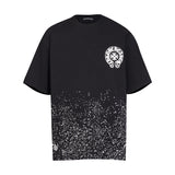 CHH Chrome Heart T Shirts T-shirt sprayed loose cotton short sleeves