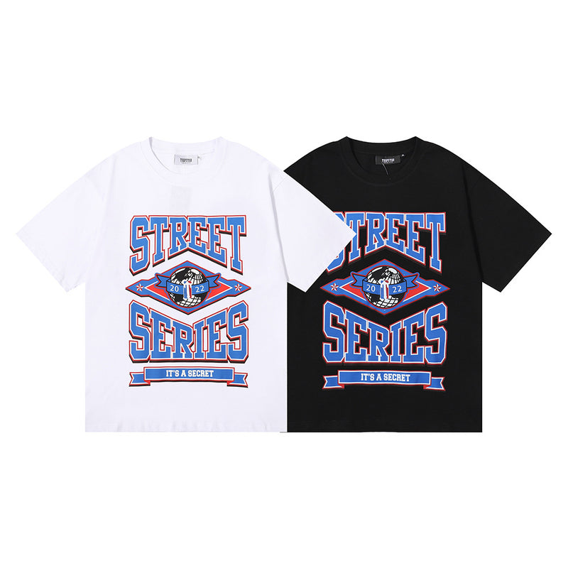 Trapstar T Shirts Trapstar Alphabet Print Hip Hop Casual Short Sleeve T-Shirt