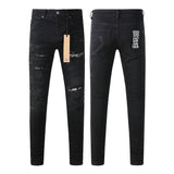 KSUBI Jeans Slim Fit Casual Stretch Ripped Jeans