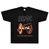 Rock Star T Shirt T-shirt American Retro Loose Short Sleeve