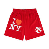 Eric Emanuel EE Shorts I Love New York Mesh Shorts Quick Drying Basketball Speedos