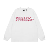 Vlone Sweatshirts Autumn/Winter Letter Crew Neck Pullover