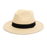 Walter White Fedora Fedora Hat Autumn and Winter Broad-Brimmed Hat Fashion Woolen Hat Men's and Women's Cashmere Felt Cap