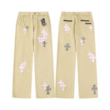 CHH Chrome Hearts Jeans Unisex Casual Loose Jeans