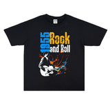 Rock Star T Shirt Chuck Berry Printed T-shirt Short Sleeve Cotton Fashion Brand Loose