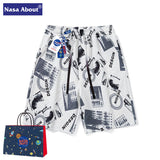 Nasa Shorts Summer Casual Sports Pants Loose