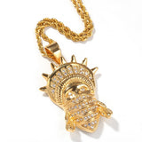 Jewelry Hip Hop Stainless Steel Pendant Necklace Punk Rock Rapper