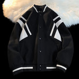 Unisex Baseball Jersey Spring/Autumn Vintage Loose Jacket