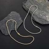 Zircon necklace copper micro-paved zircon single row chain