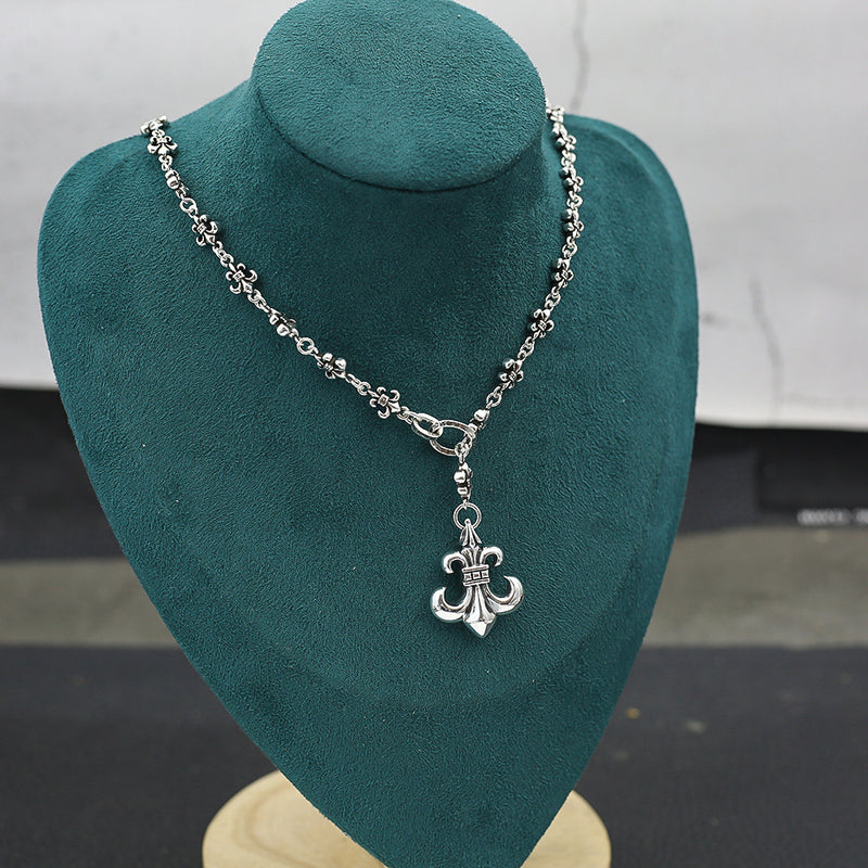 Chrome Heart Necklace Adjustable Male