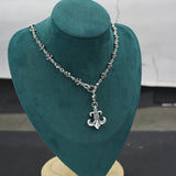 Chrome Heart Necklace Adjustable Male