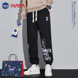 Nasa Sweatpants Sports Pants Men's Spring and Summer Loose Casual