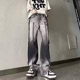 Unisex Jeans gradual change jeans trousers