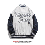 Men's Baseball Jacket Spring Baseball Jacket Men's Vintage Loose Casual