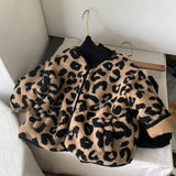 Girl Jacket Girls' Coat Leopard Print