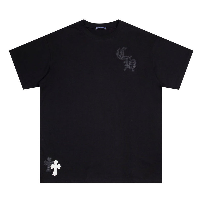 CHH Chrome Heart T Shirts Croix Printed Short Sleeve T-Shirt Loose
