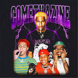 Rock Star T Shirt Printed T-shirt Short Sleeve Loose Cotton Men and Women Teenagers