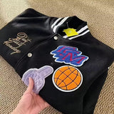 Unisex Baseball Jersey Fall/Winter Vintage Jacket