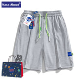 Nasa Shorts Shorts for Men Summer Loose Leisure Sports