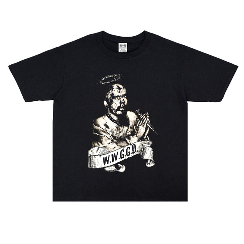 Rock Star T Shirt GG Allin Personalized Printed T-shirt Short Sleeve Loose Cotton Men and Women