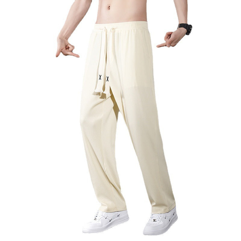 Nasa Sweatpants Men's Summer Loose Straight Trousers Fashion Brand Sports Pants
