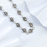 Chrome Heart Necklace Round Ball Necklace Men