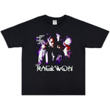 Rock Star T Shirt Raekwon Printed T-shirt Short Sleeve Loose Washed-out Distressed Men and Women