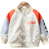 Boy Jacket Boy's Autumn Coat Kids' Jacket Spring and Autumn Western Style Baseball Uniform
