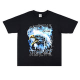 Rock Star T Shirt Queens of the Stone Age Band Washed Distressed T-shirt