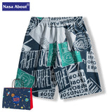 Nasa Shorts Summer Casual Sports Pants Loose