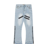 Gallery Dept Jeans Unisex Loose Zippered Hems Flared Jeans