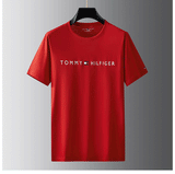 Tommy T Shirts Printed T-shirt Summer Casual Pure Cotton