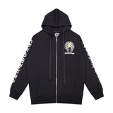 CHH Chrome Heart Hoodie Chrome Heart Clover Zip Cardigan Hooded Sweater