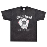 Rock Star T Shirt Motörhead Aces up Milian Sleeve T-shirt Rock Band Loose Short Sleeve