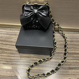 Chh Chrome Heart Leather Bag Chain Crossbody