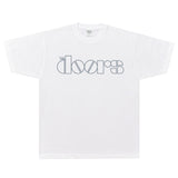 Rock Star T Shirt the Doors Logo T-shirt Rock Band American Style Loose Printed Short Sleeve