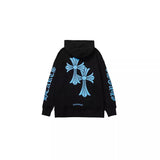 CHH Chrome Heart Hoodie ch Croix Sanskrit print loose hooded casual sweater