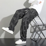 Unisex Jeans Summer Vintage Loose Straight Pants Trousers