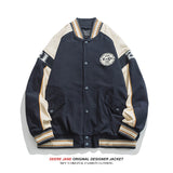 Men's Baseball Jacket Spring Baseball Uniform Men's Loose All-Match Casual Motorcycle Jacket