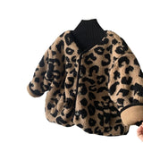 Girl Jacket Girls' Coat Leopard Print