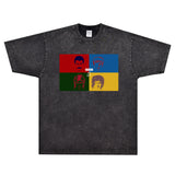 Rock Star T Shirt Queen Hot Space T-shirt Rock American Retro Loose Printed Short Sleeve