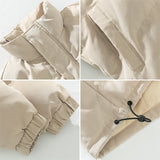 Men Coat Men's Winter Loose All-Match Cotton-Padded Coat