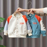 Boy Jacket Boy's Autumn Coat Kids' Jacket Spring and Autumn Western Style Baseball Uniform
