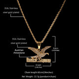 Jewelry Creative Cross Pendant Necklace Animal Cannabis rapper Dog Tags
