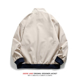 Men Baseball Jacket Spring Baseball Uniform Jacket Coat Men's Loose Casual