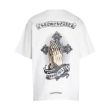 CHH Chrome Heart T Shirts T-Shirt Loose Cross Print