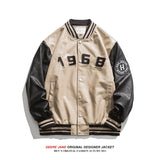 Men Baseball Jacket Spring Baseball Uniform Men Loose Motorcycle Jacket