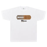Rock Star T Shirt T-shirt Fire Jet Band Rock Loose Retro Short Sleeve